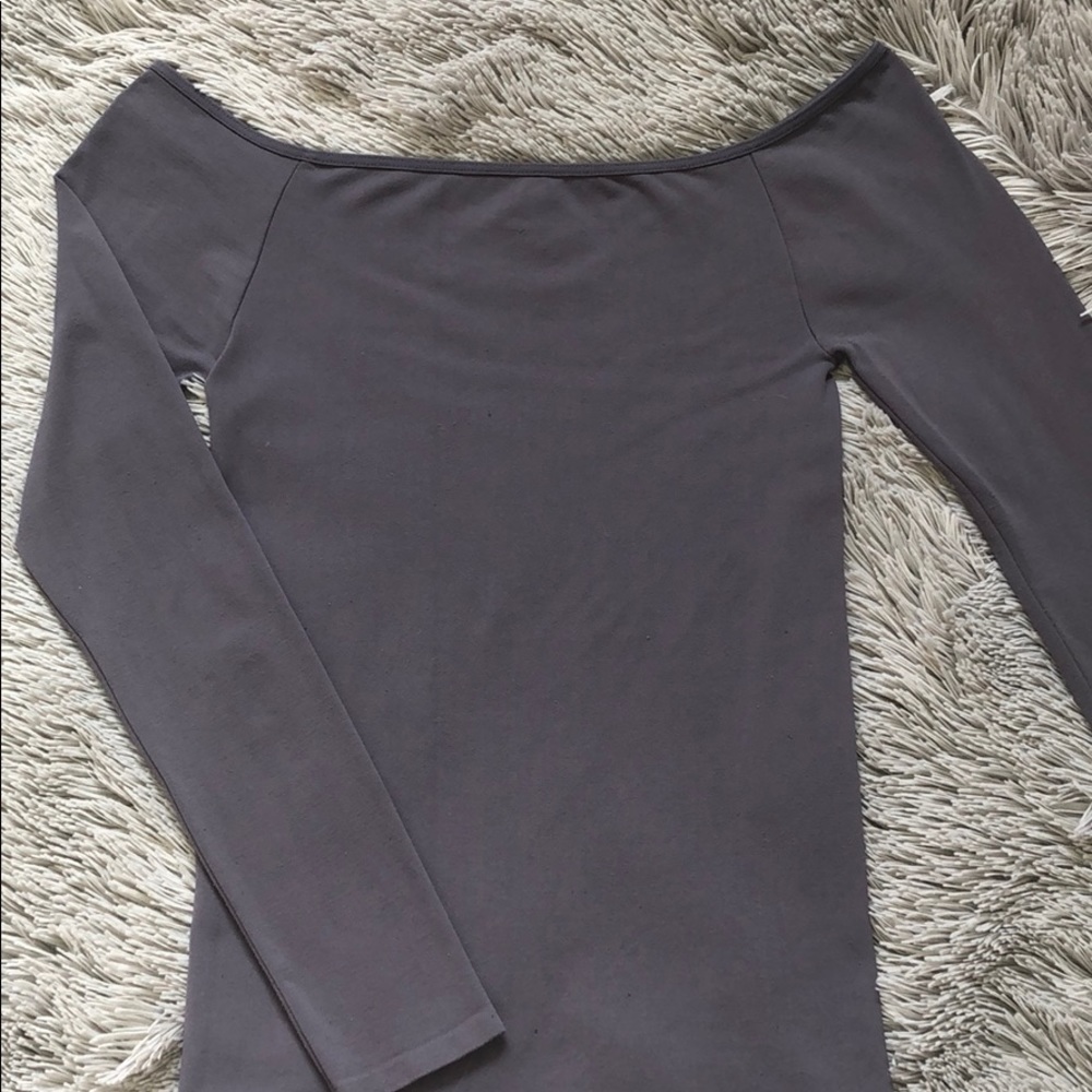 Free People off the shoulder spandex top